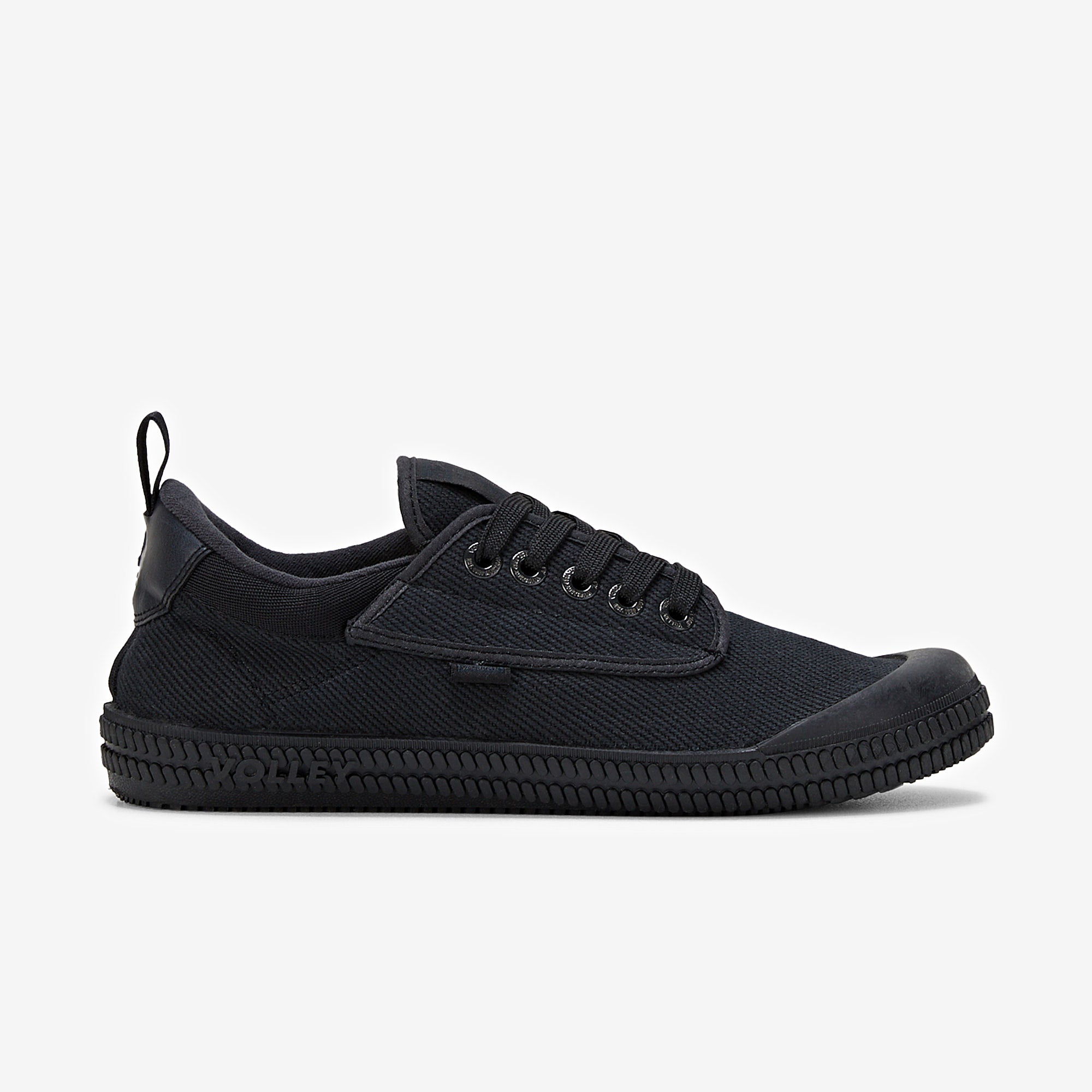 Volley Australia Heritage Low Black/Black