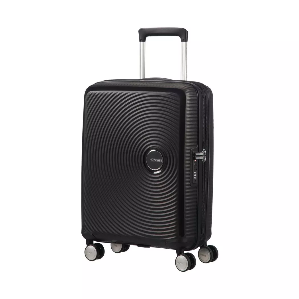 American Tourister - Hartschalenkoffer, Spinner, 55.0cm, 55 Cm, Black