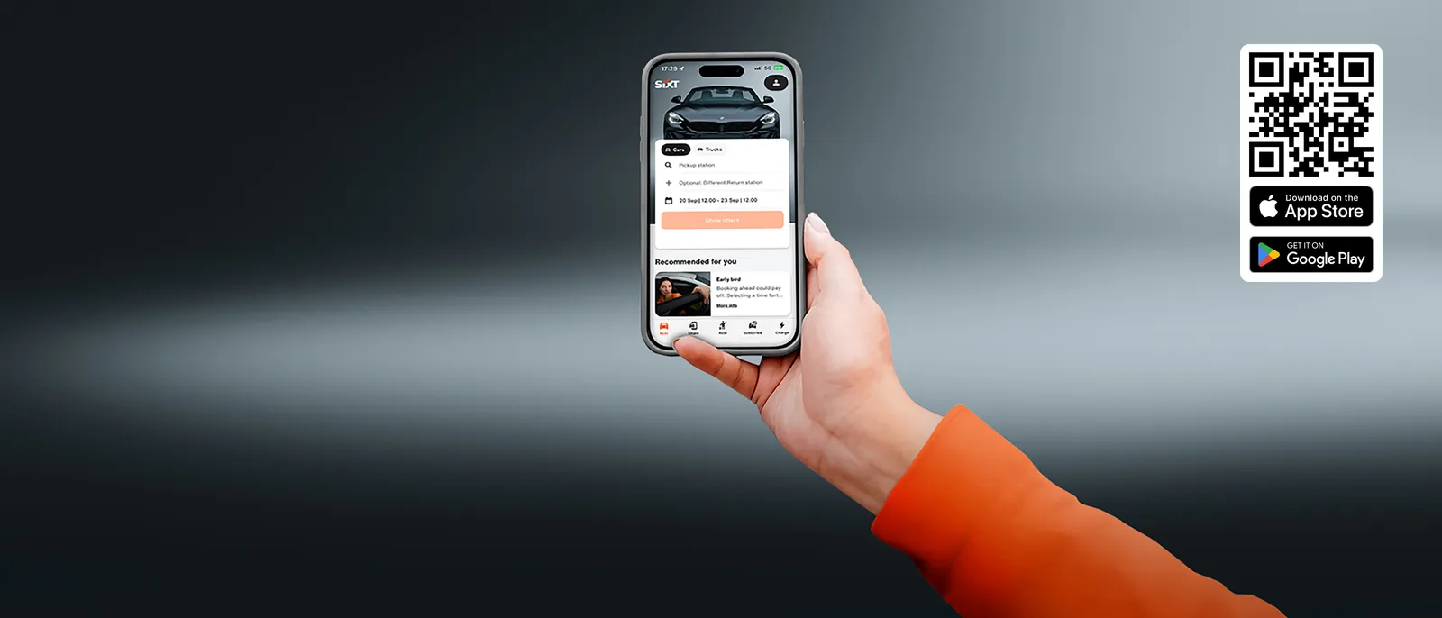 Sixt booking experience