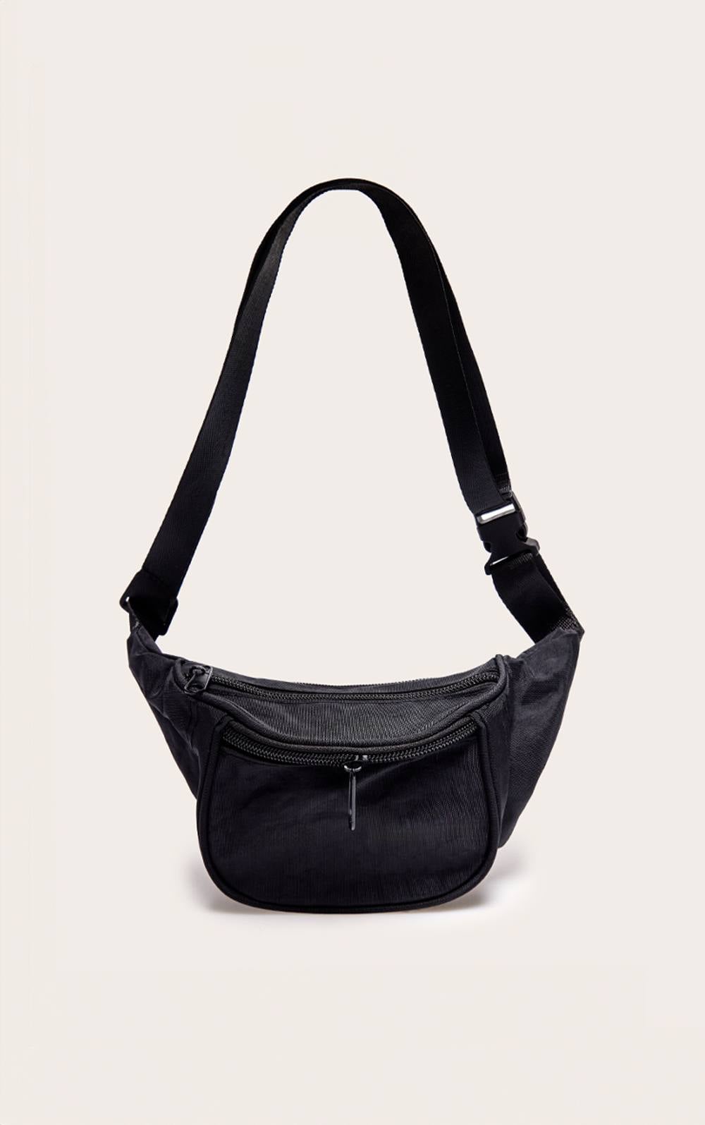 PrettyLittleThing Women's Black Small Bum Bag One Size